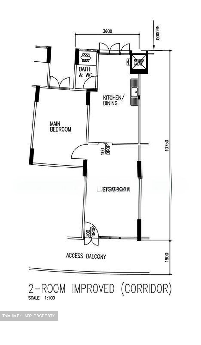 Blk 620 Eunos Heights (Bedok), HDB 2 Rooms #570130231